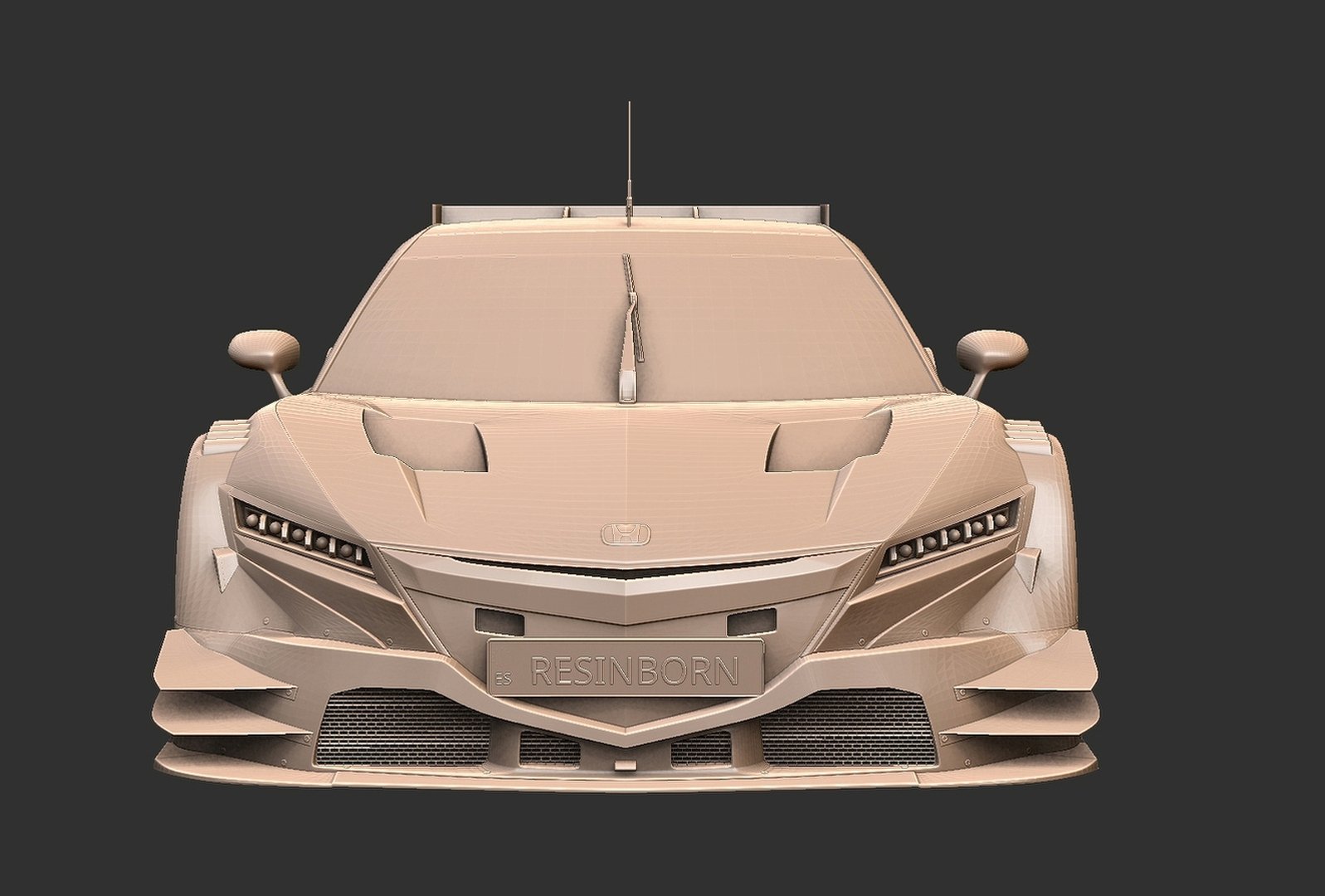 Honda NSX GT NC1 Super GT STL 3D Print Model
