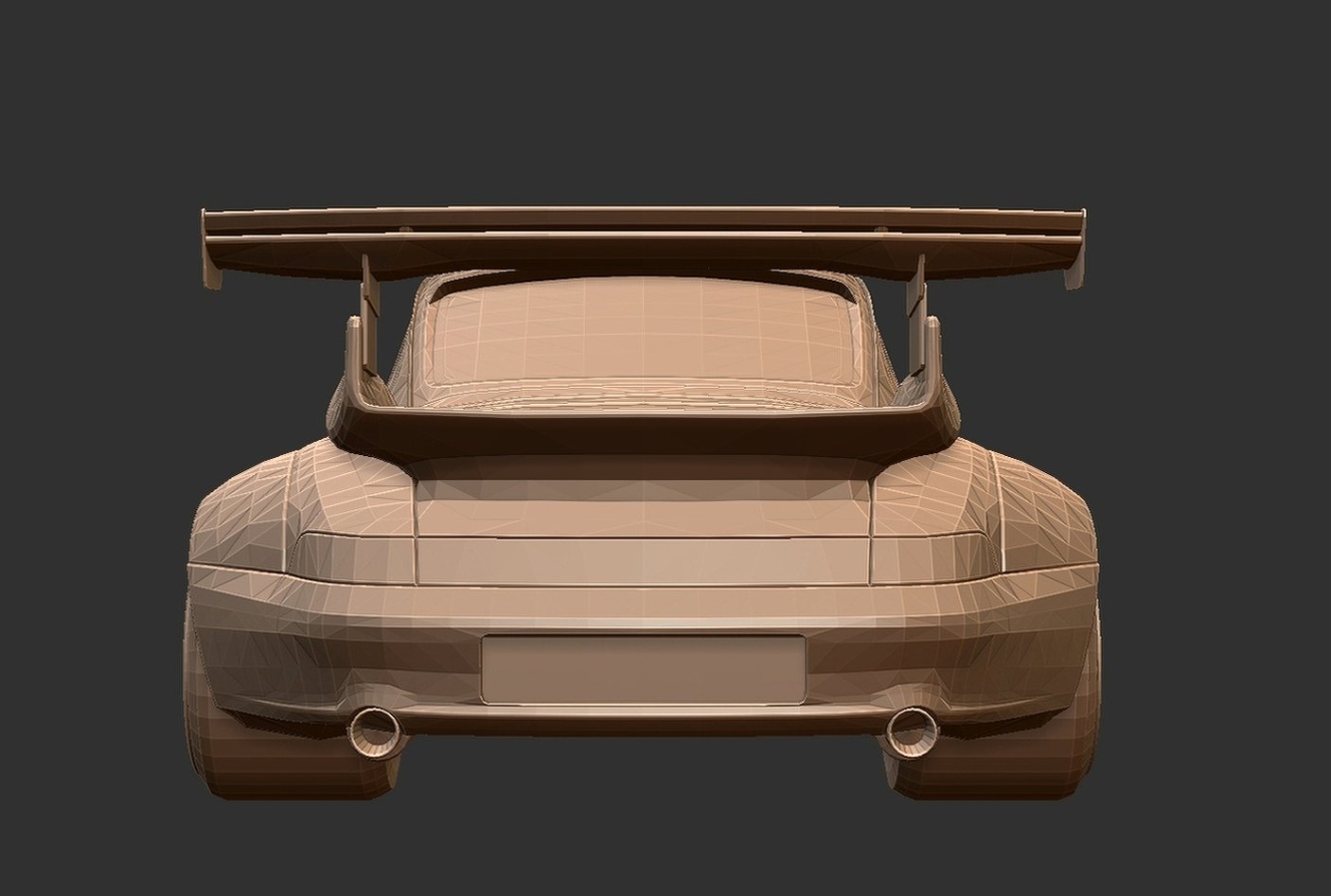 Porsche 911 RSR STL 3D Print Model