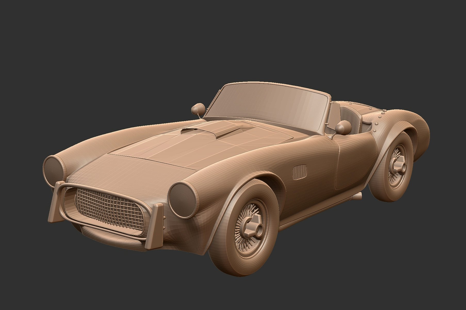 Shelby Cobra 427 1965 STL 3D Print Model