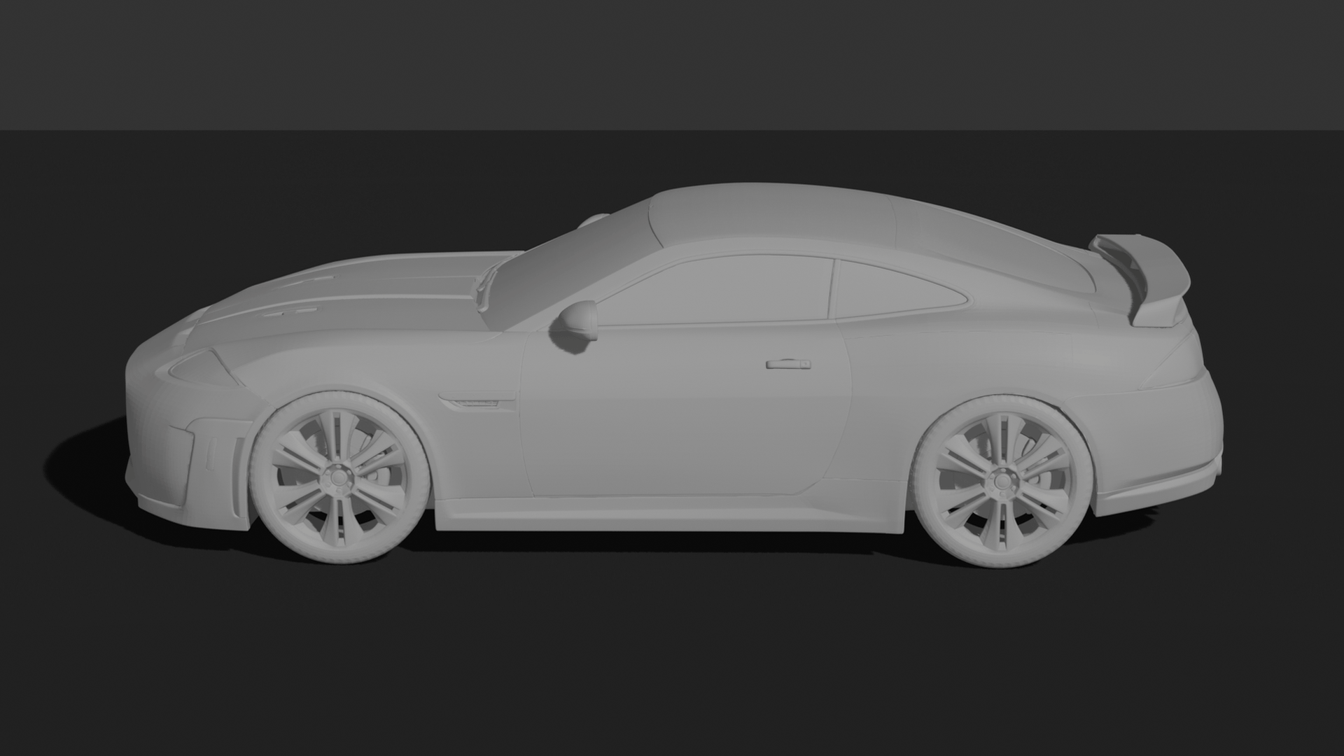 Jaguar XKR-S STL 3D Print Model