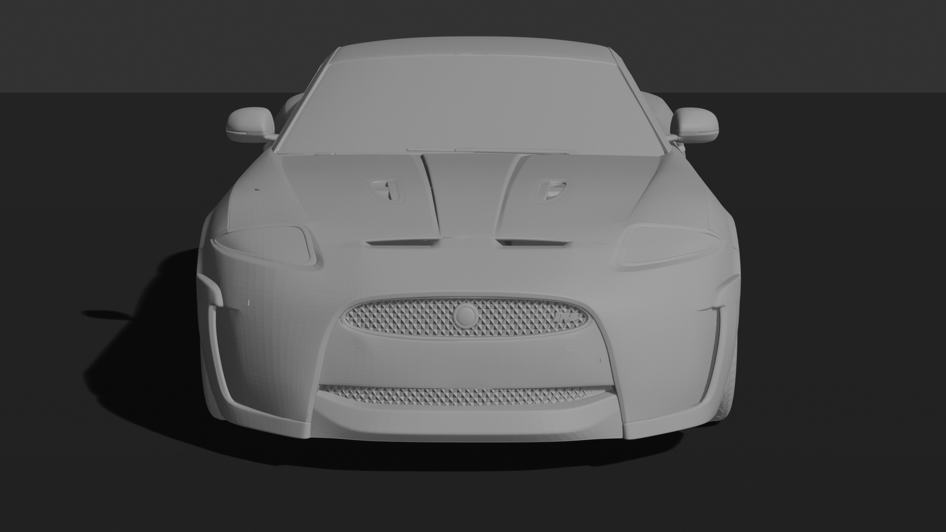 Jaguar XKR-S STL 3D Print Model