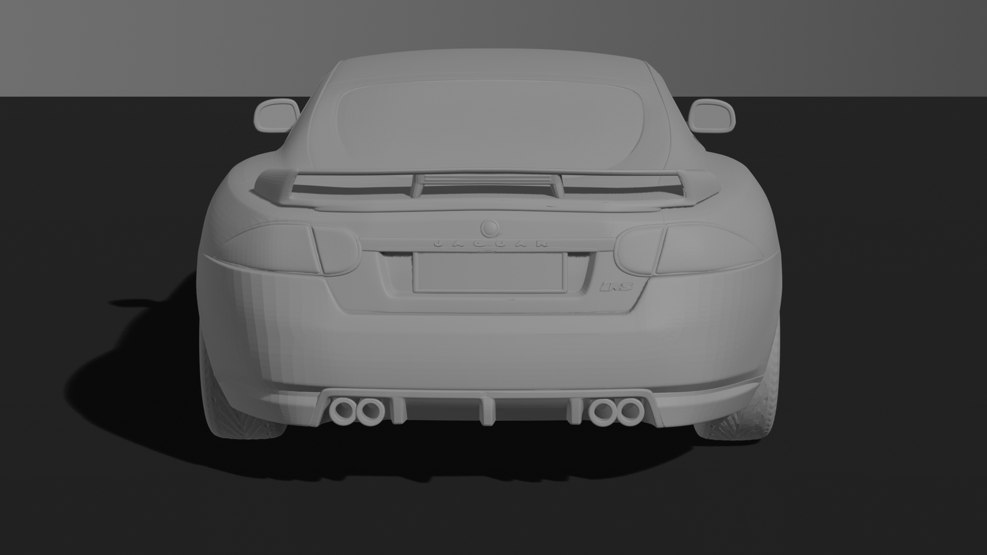 Jaguar XKR-S STL 3D Print Model