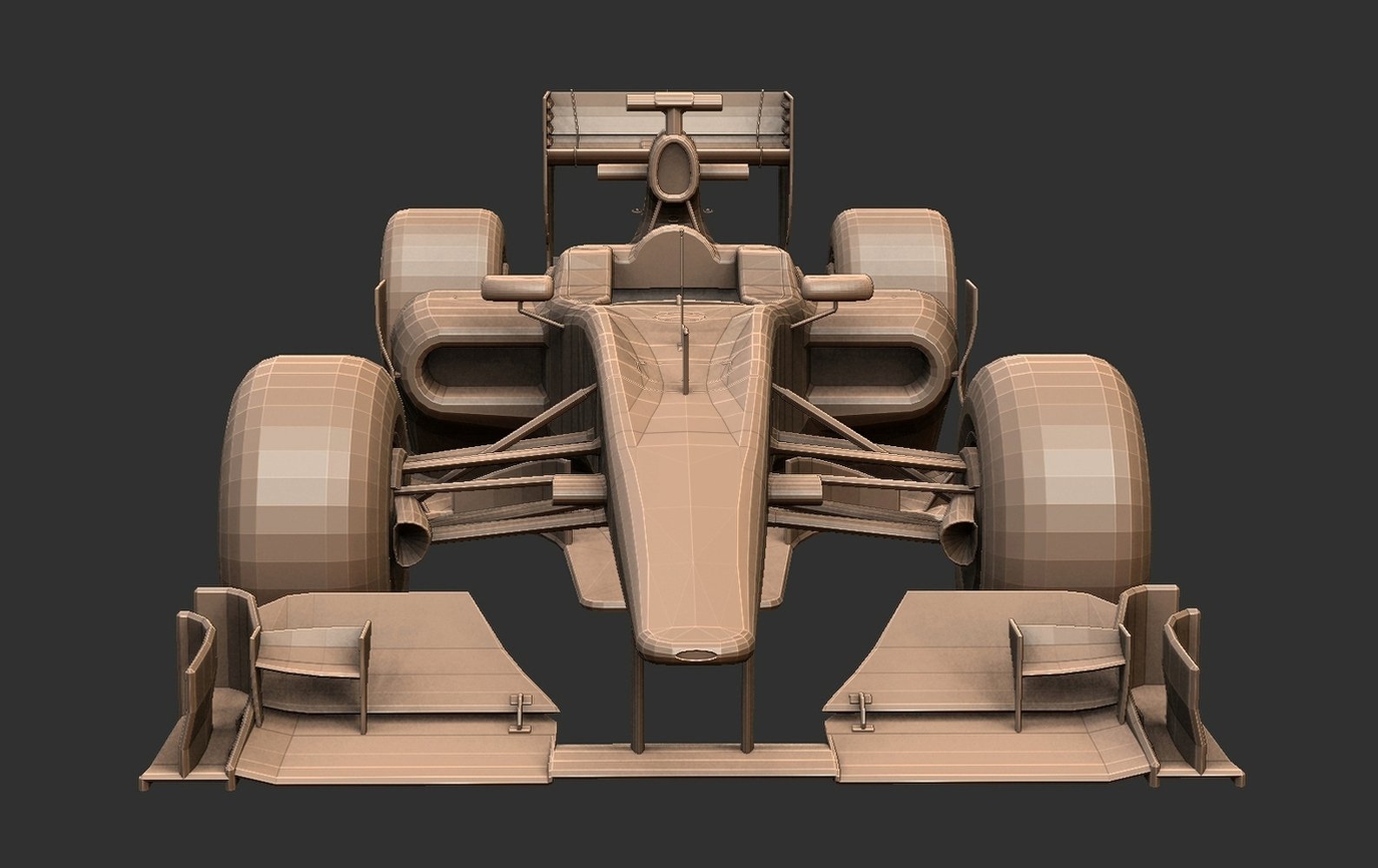 Virgin Racing F1 Car STL 3D Print Model