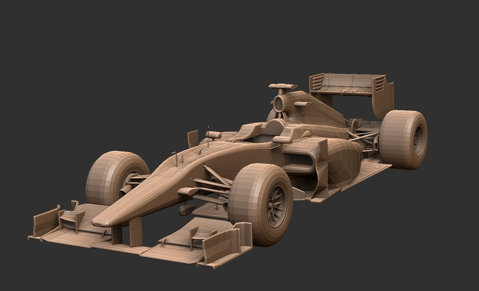 Virgin Racing F1 Car STL 3D Print Model