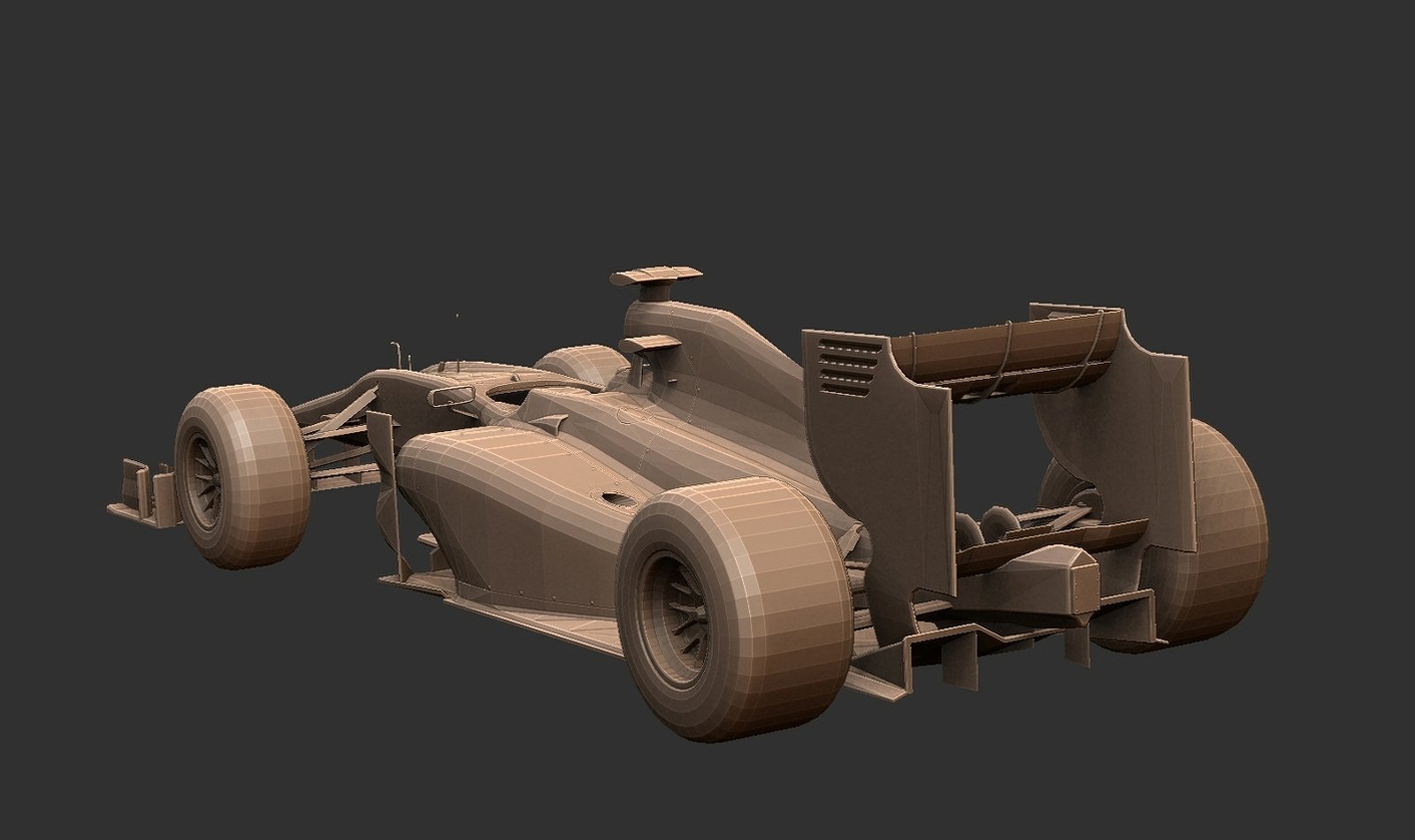 Virgin Racing F1 Car STL 3D Print Model