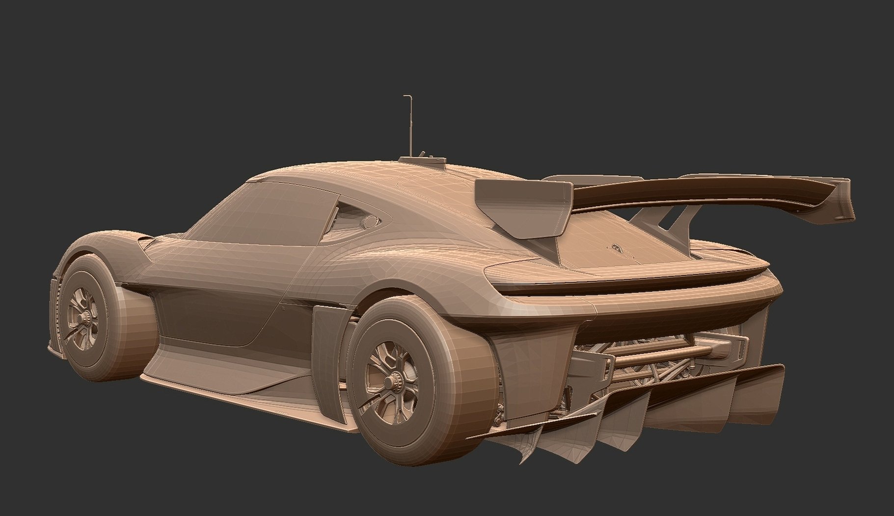 Porsche Mission R STL 3D Print Model