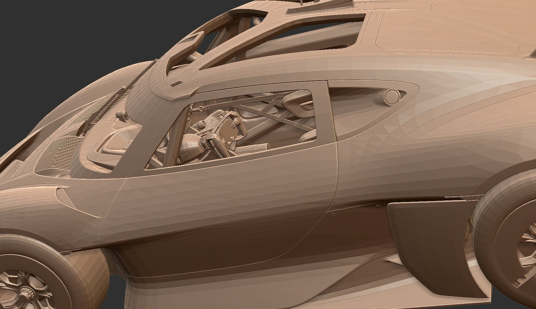 Porsche Mission R STL 3D Print Model