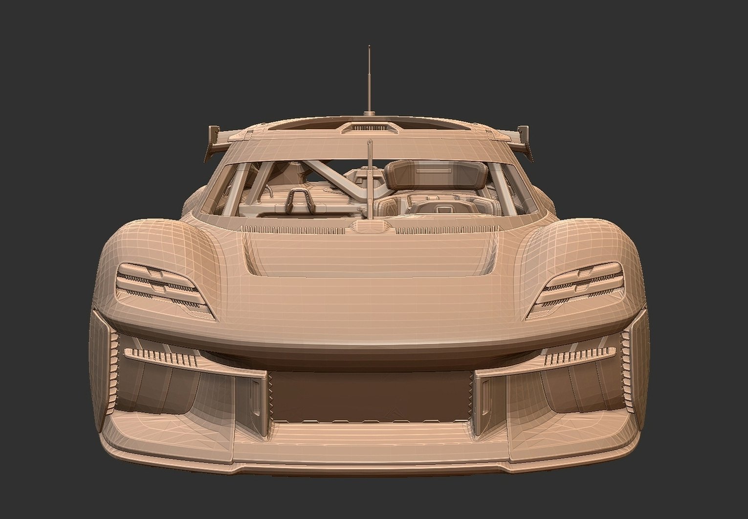 Porsche Mission R STL 3D Print Model