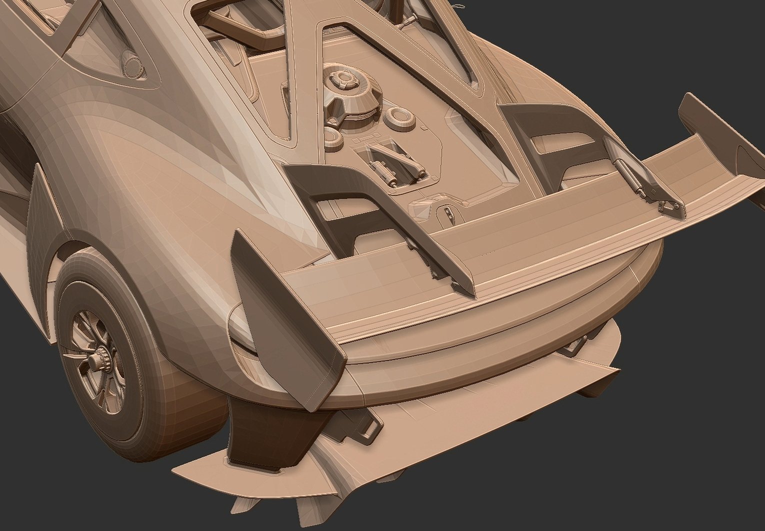 Porsche Mission R STL 3D Print Model