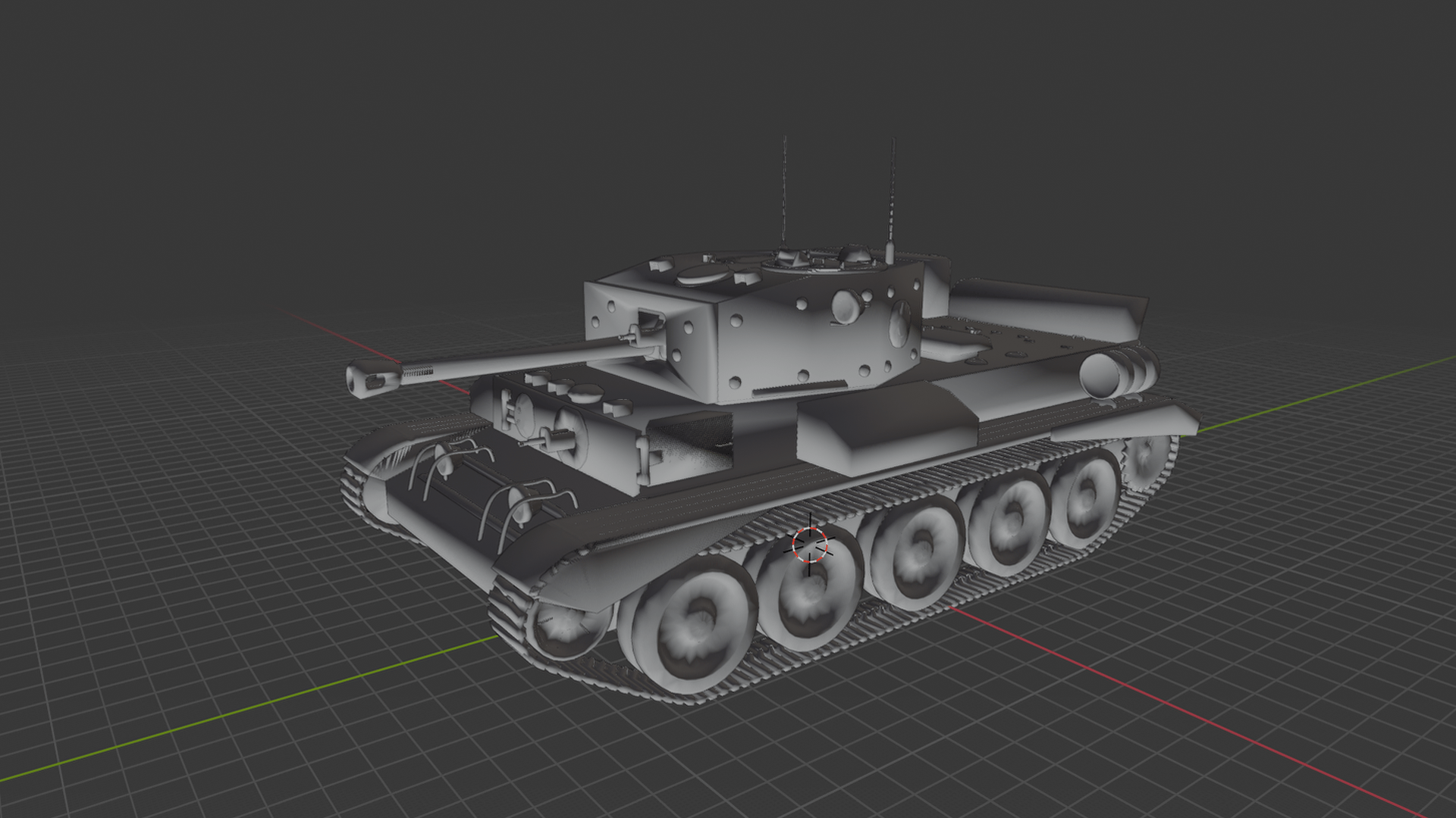 Cromwell Mk. IV Cruiser Tank STL 3D Print Model