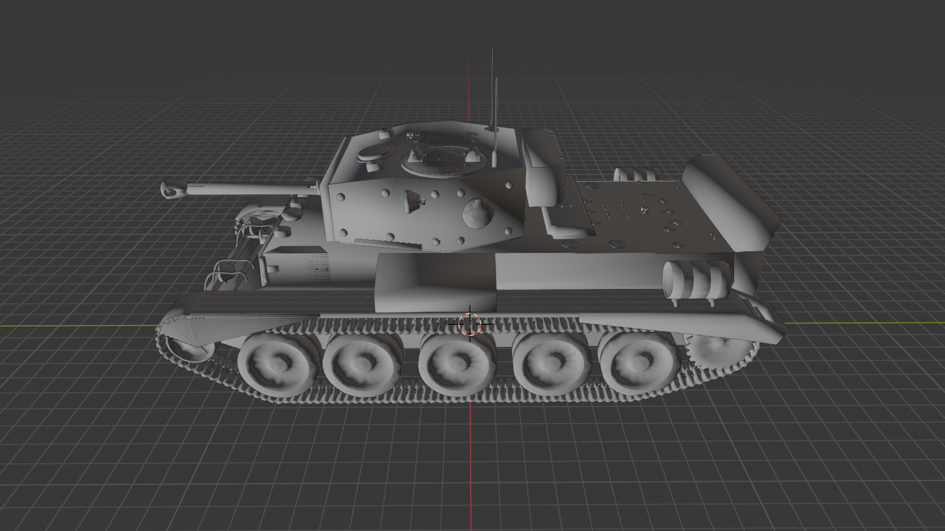 Cromwell Mk. IV Cruiser Tank STL 3D Print Model