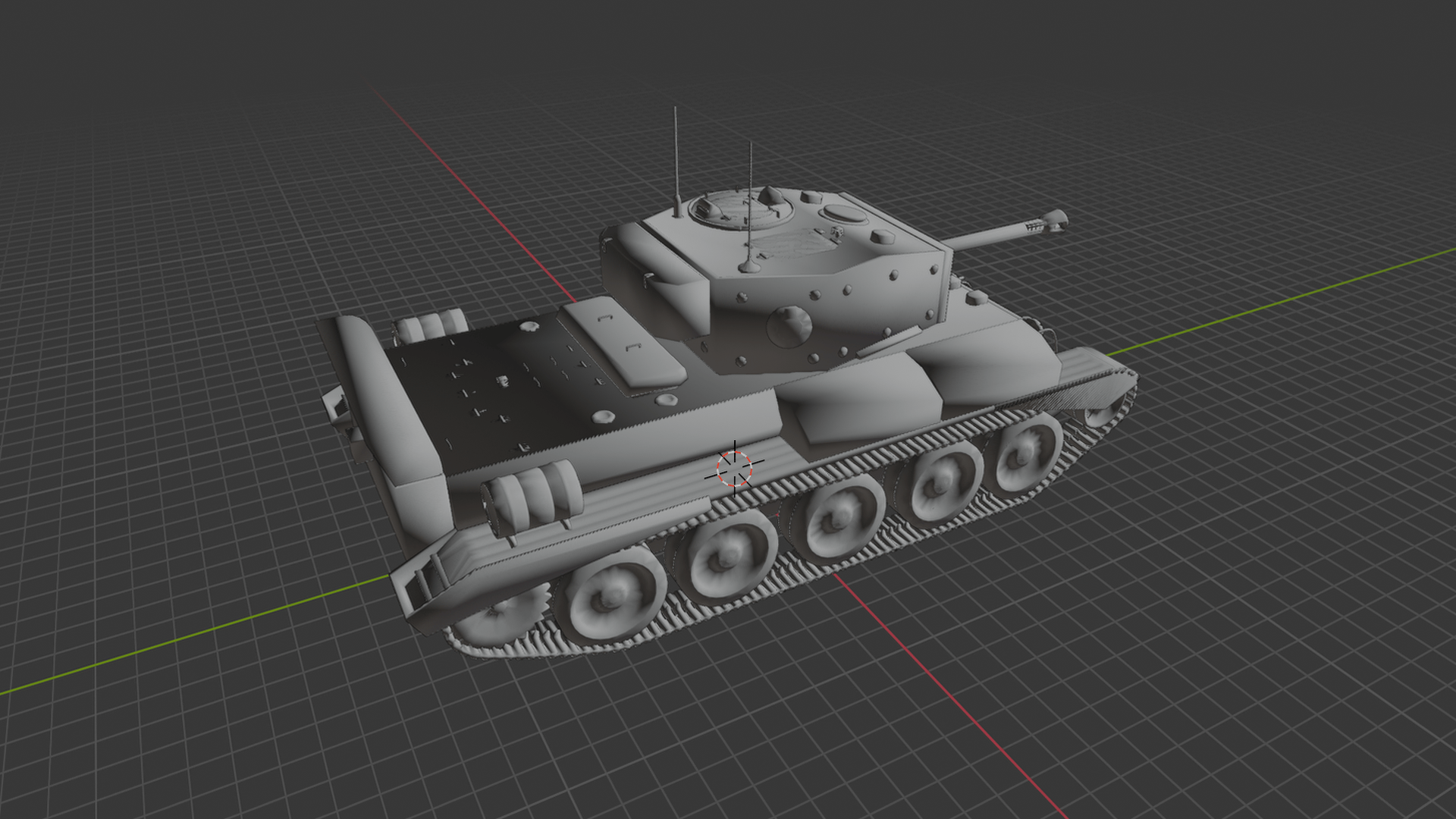 Cromwell Mk. IV Cruiser Tank STL 3D Print Model