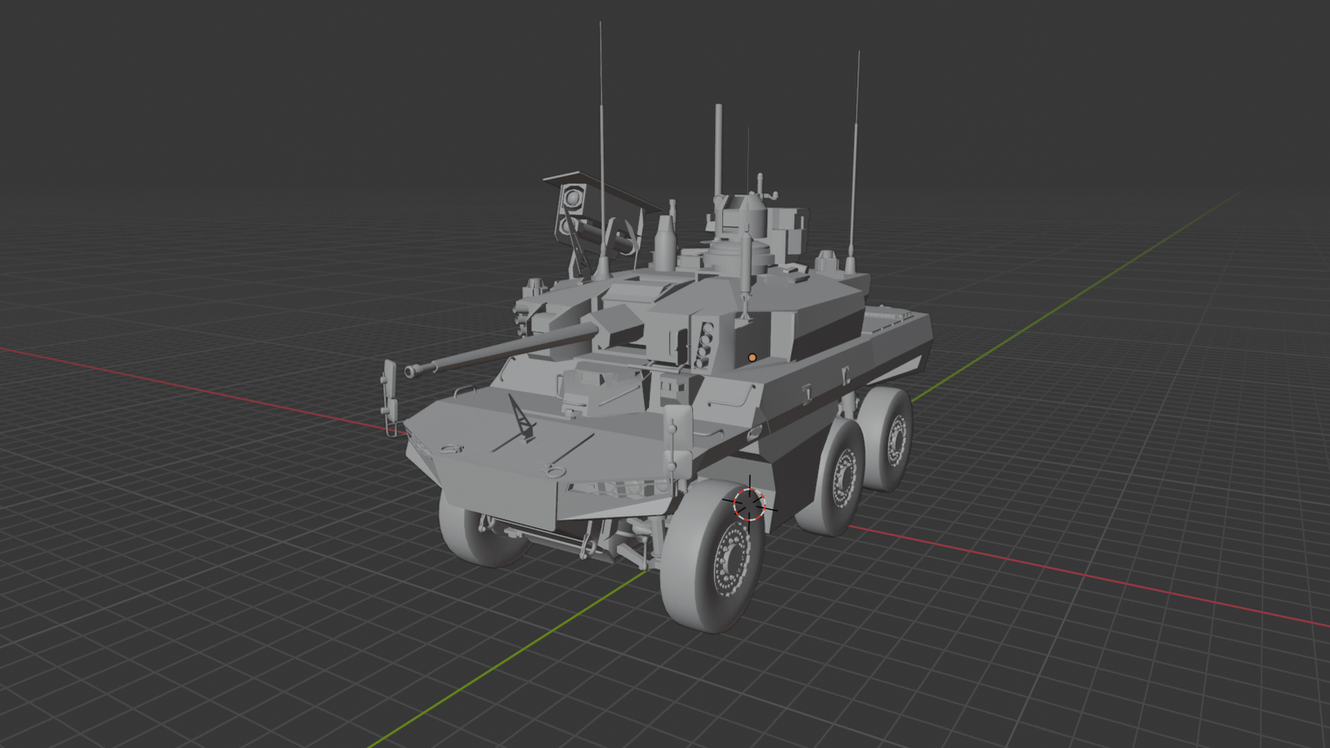 Nexter EBRC Jaguar Armored Vehicle STL 3D Print Model