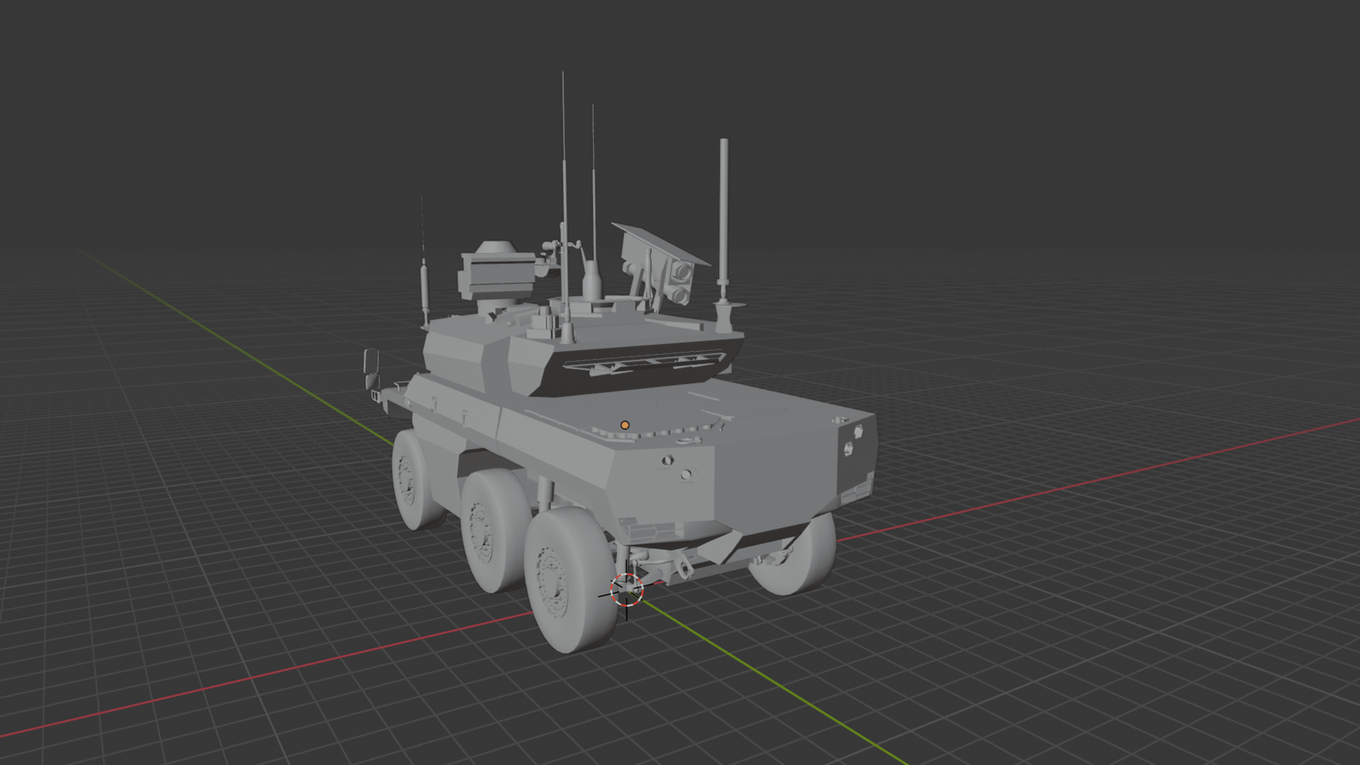 Nexter EBRC Jaguar Armored Vehicle STL 3D Print Model
