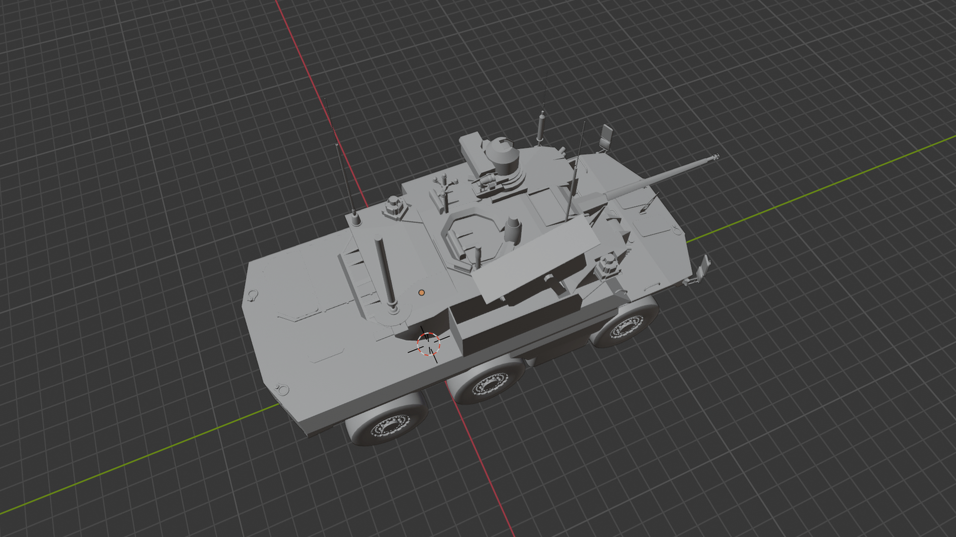 Nexter EBRC Jaguar Armored Vehicle STL 3D Print Model