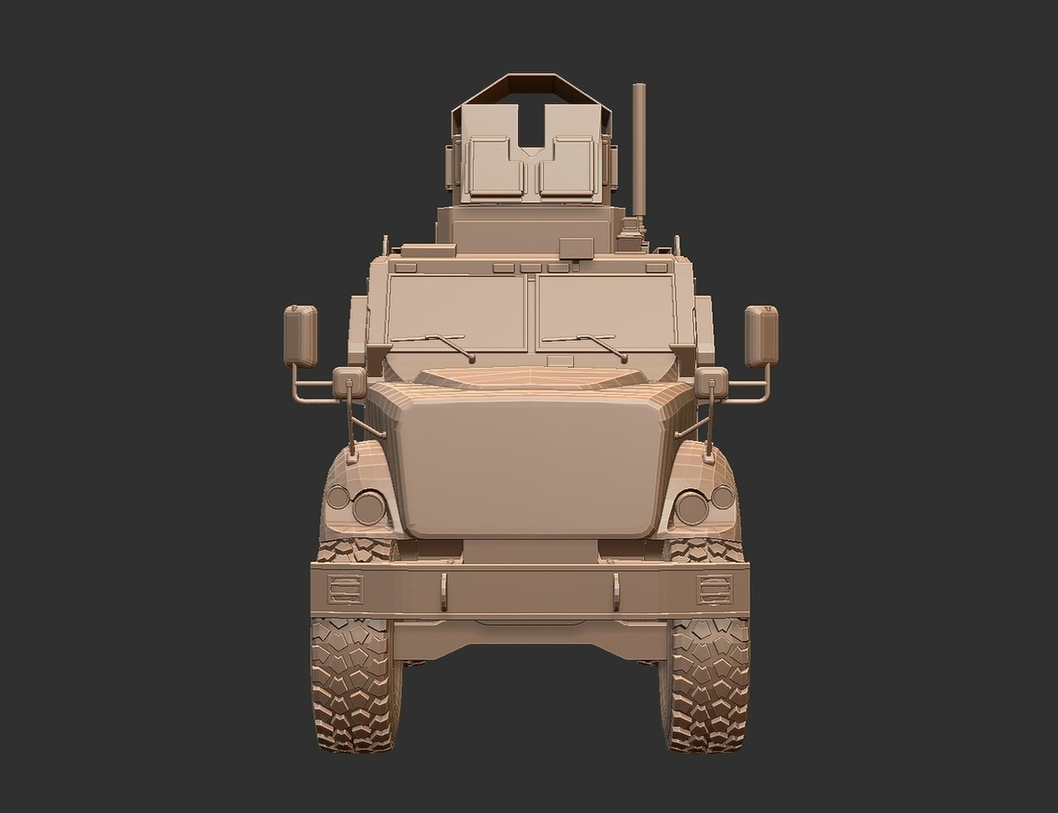 International MaxxPro MRAP STL 3D Print Model