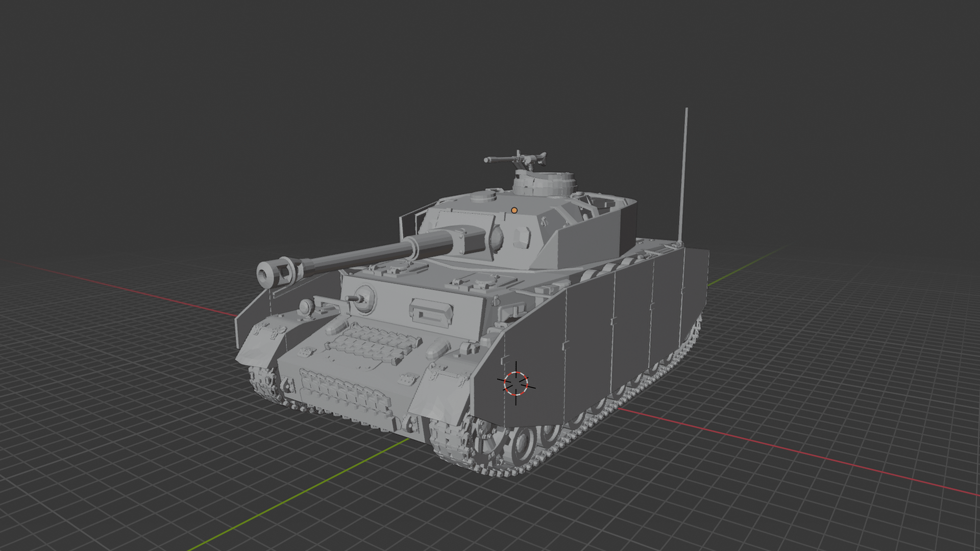 Panzer IV Medium Tank STL 3D Print Model