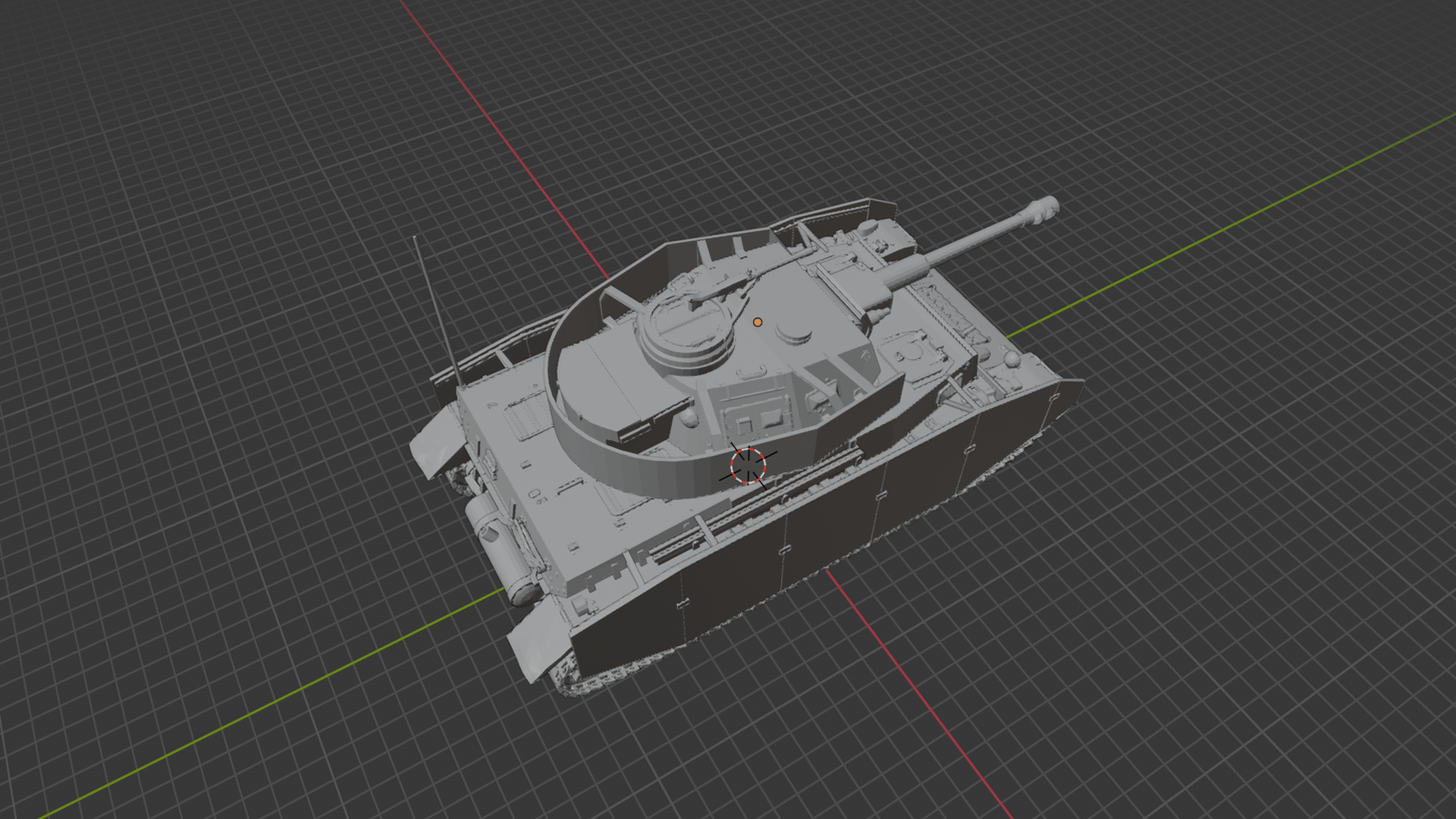 Panzer IV Medium Tank STL 3D Print Model
