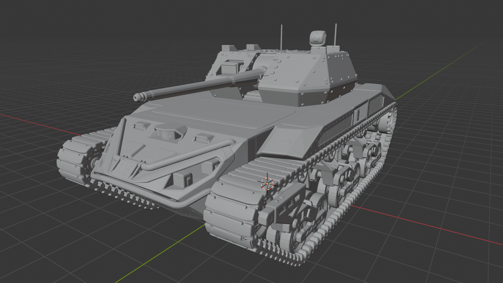 Ripsaw M5 Unmanned Combat Vehicle STL 3D Print Model
