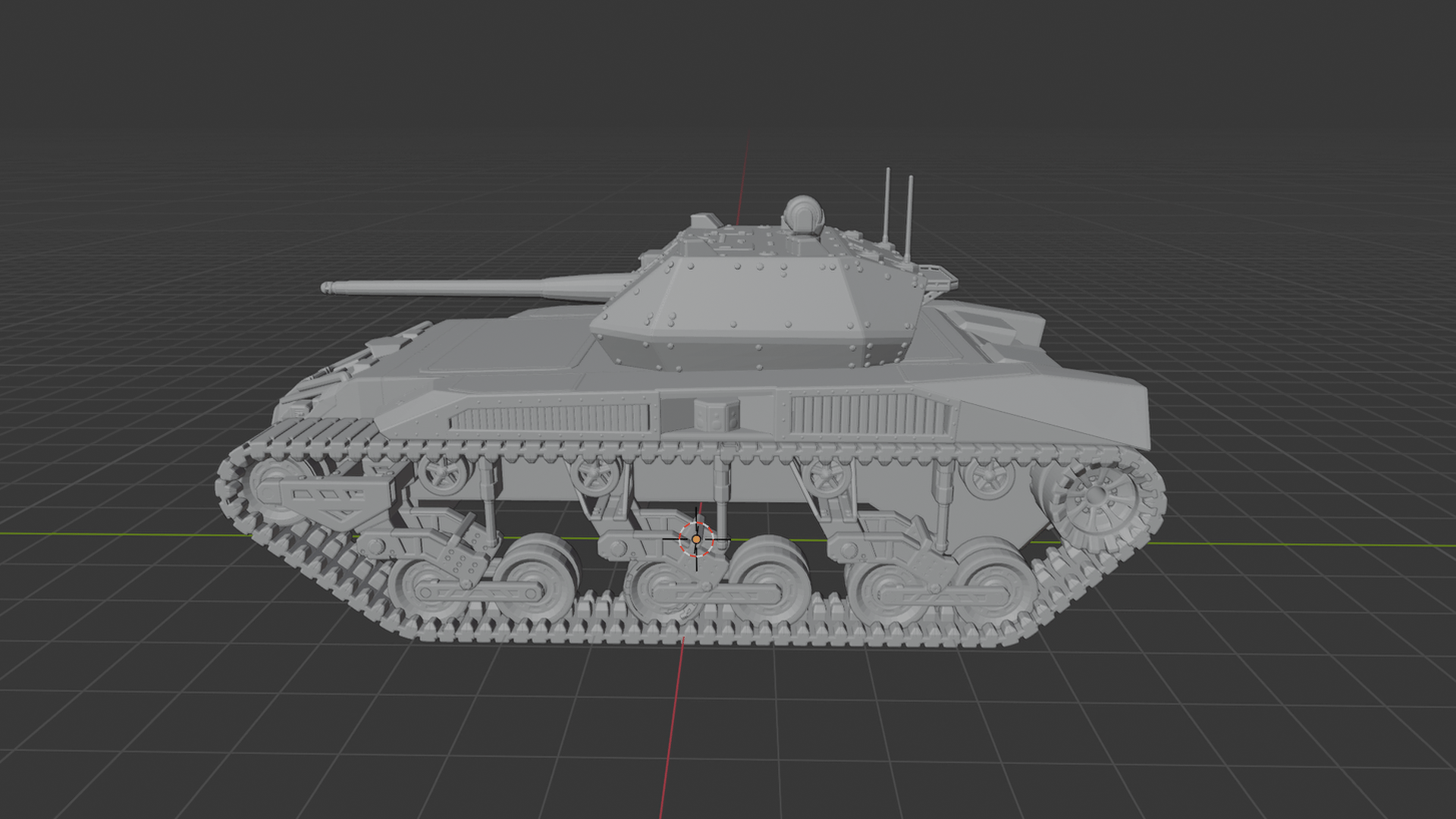 Ripsaw M5 Unmanned Combat Vehicle STL 3D Print Model