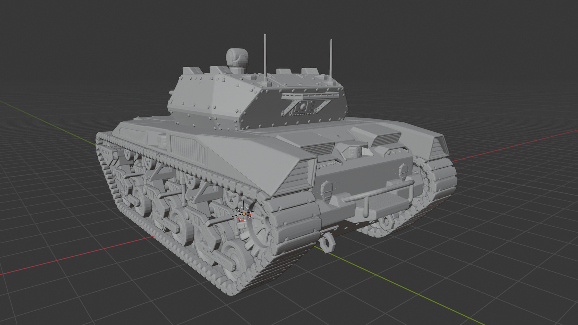 Ripsaw M5 Unmanned Combat Vehicle STL 3D Print Model