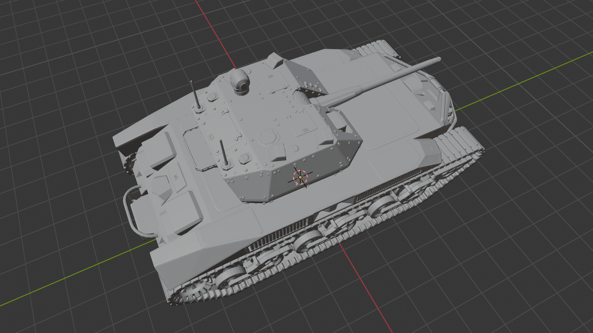 Ripsaw M5 Unmanned Combat Vehicle STL 3D Print Model