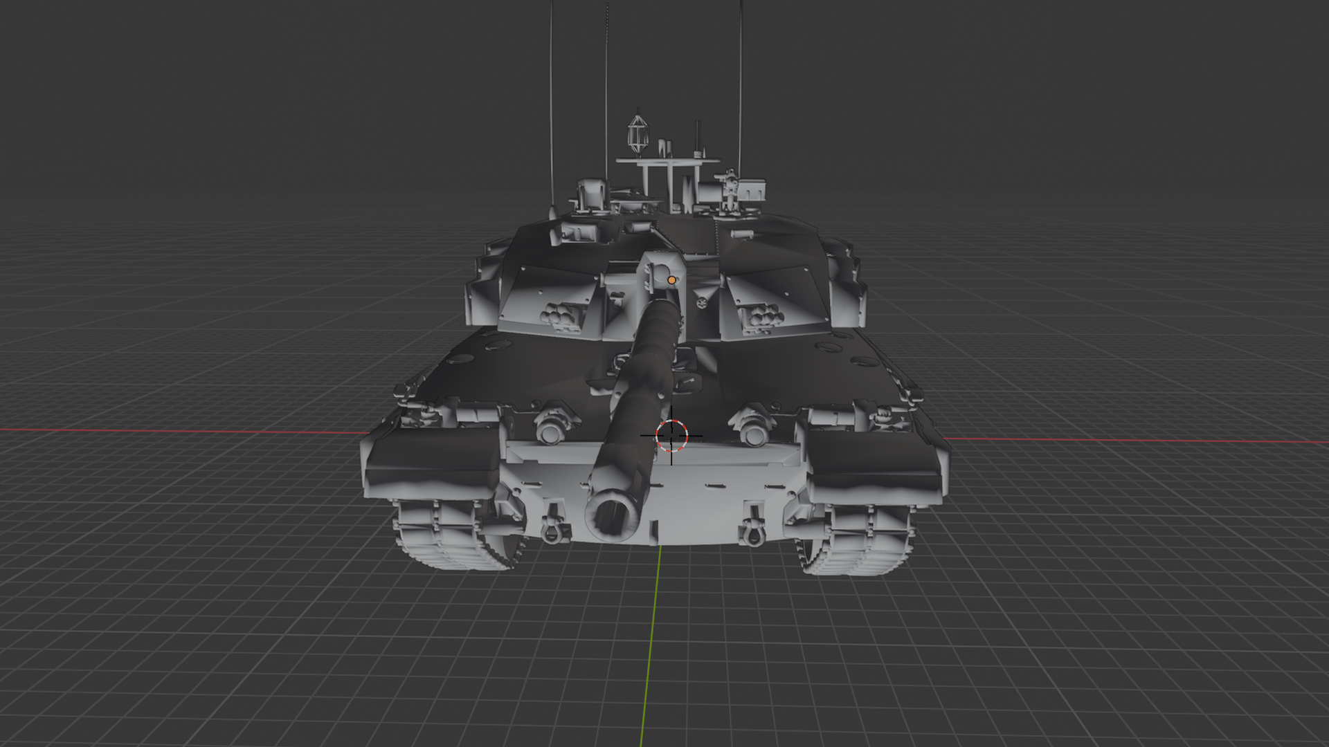 Challenger 2 Main Battle Tank STL 3D Print Model