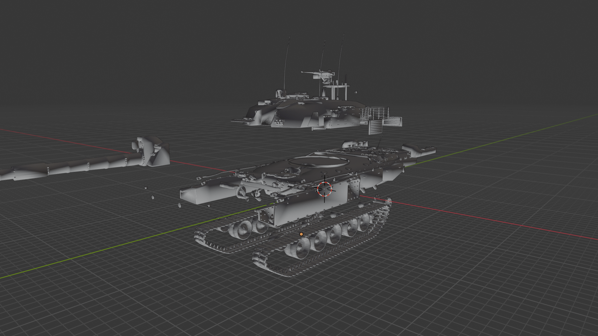 Challenger 2 Main Battle Tank STL 3D Print Model