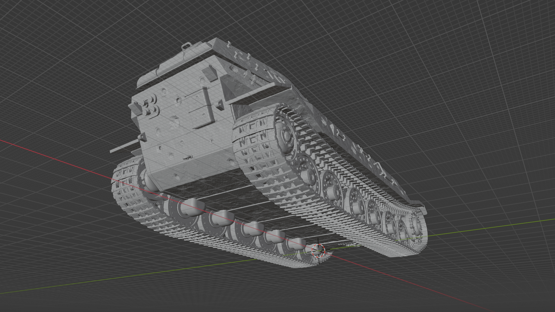 Porsche VK 45.02 (P) Heavy Tank STL 3D Print Model