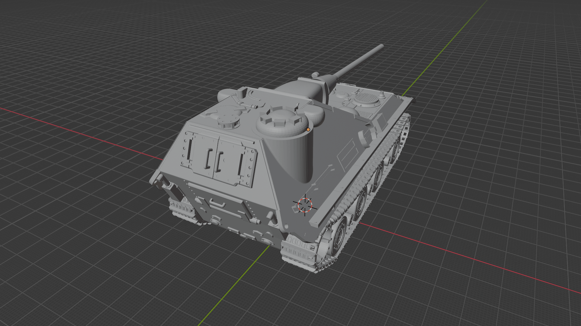 Jagdpanther II Tank Destroyer STL 3D Print Model