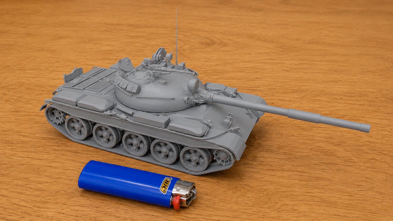 T-62A Main Battle Tank STL 3D Print Model