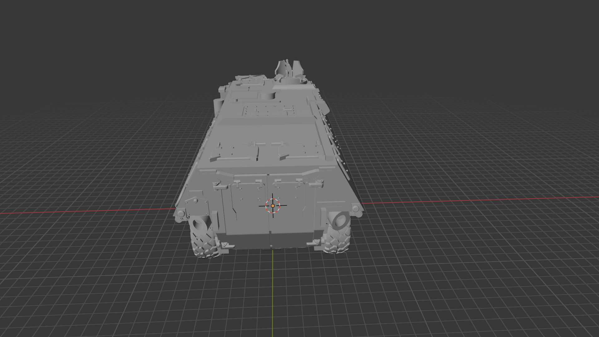 Renault VAB 4x4 APC with Machine Gun STL 3D Print Model