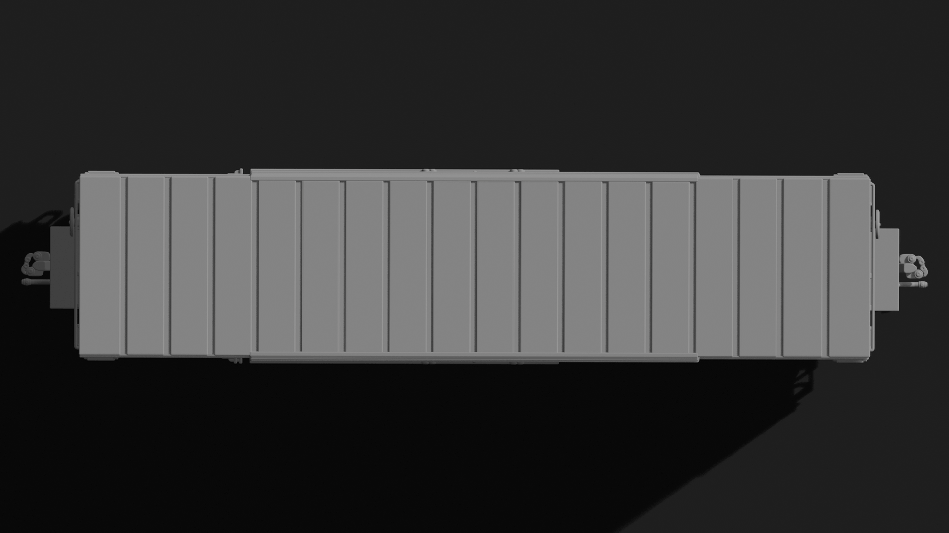 Railroad Boxcar STL 3D Print Model