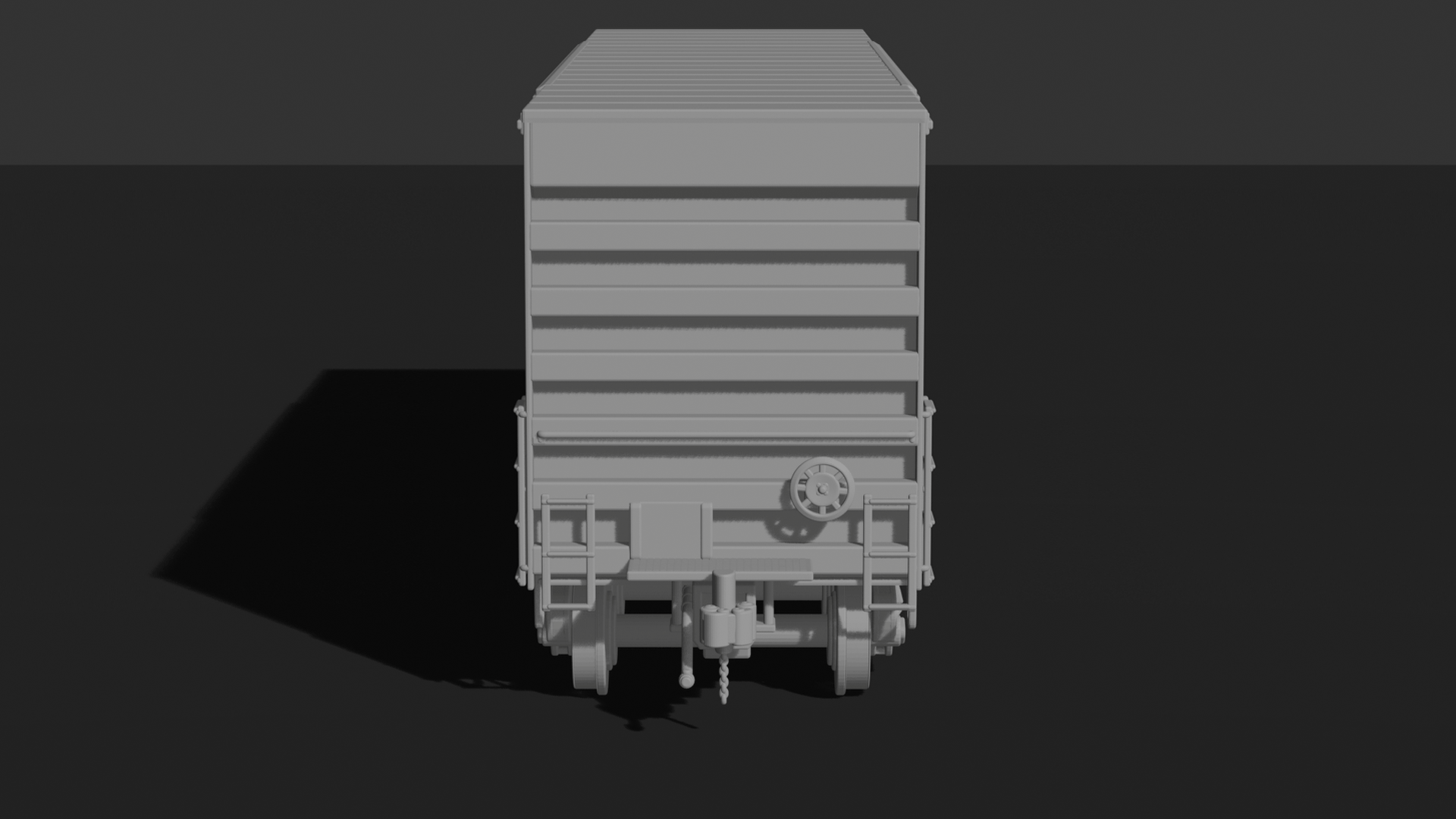 Railroad Boxcar STL 3D Print Model