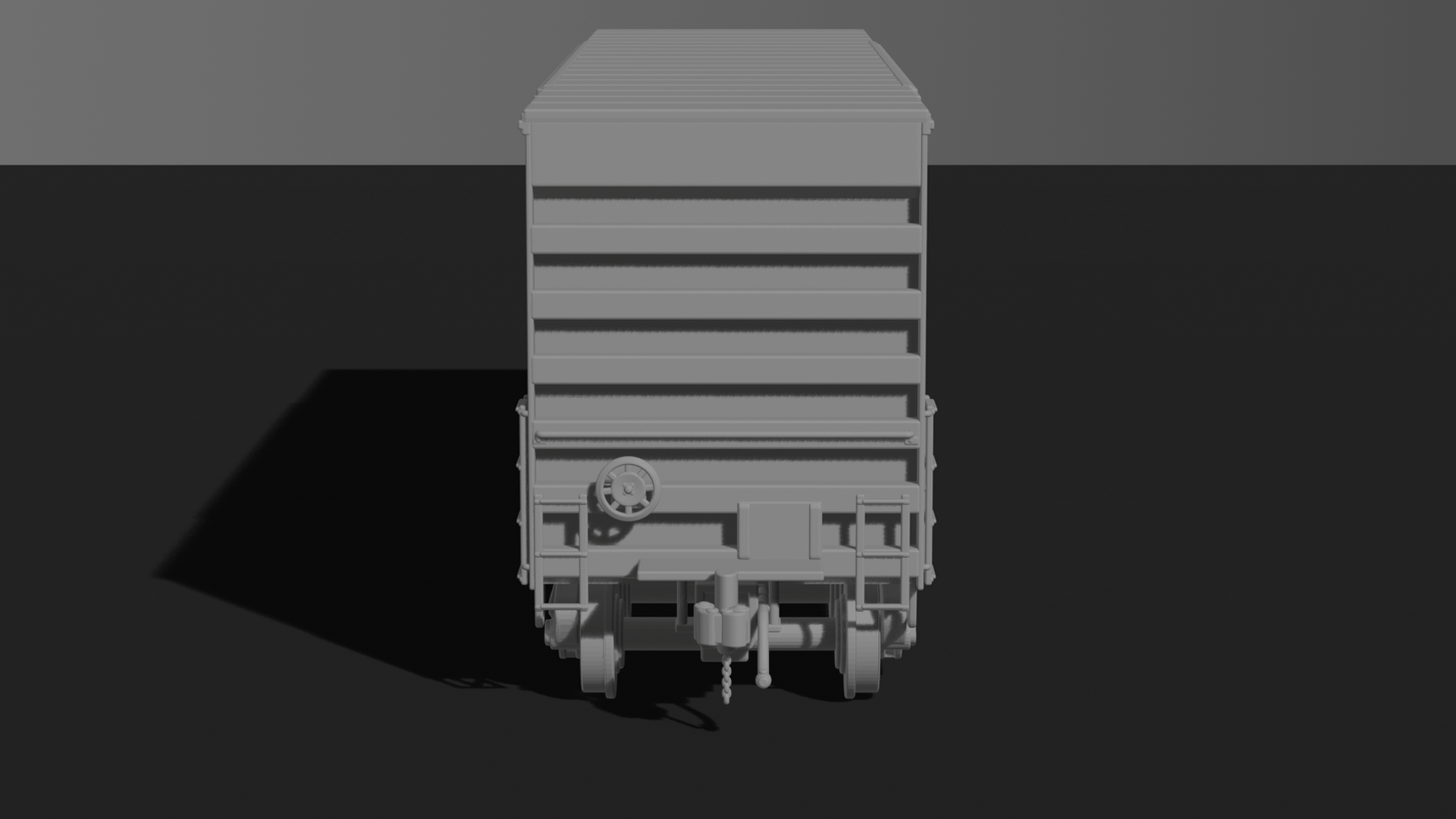 Railroad Boxcar STL 3D Print Model