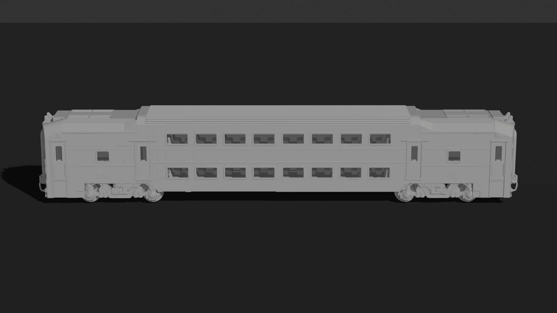 Bombardier BiLevel Coach STL 3D Print Model