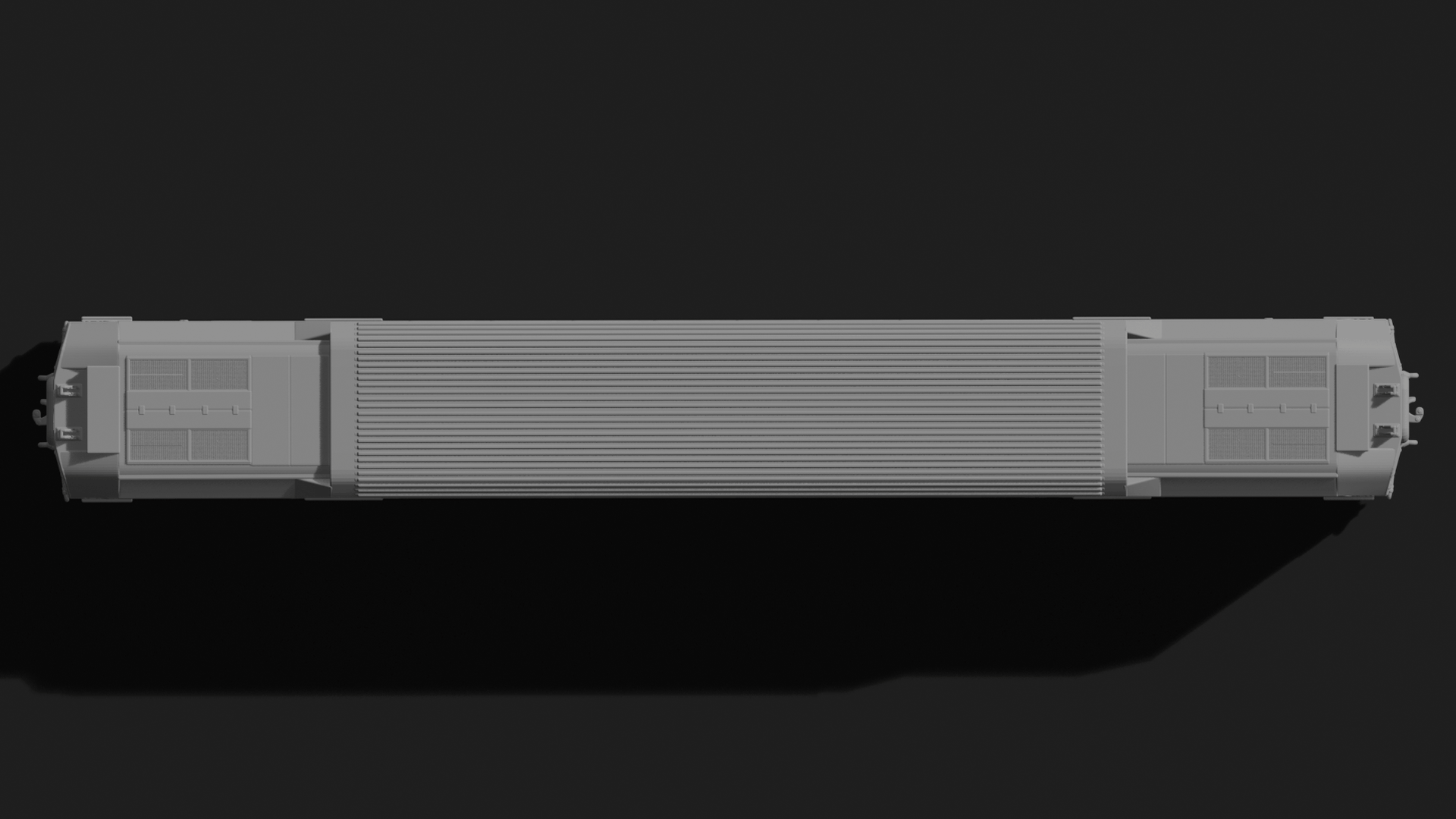 Bombardier BiLevel Coach STL 3D Print Model