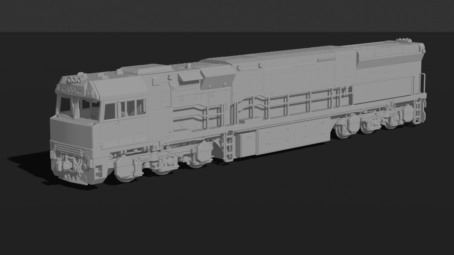 GE C44ACi Diesel-Electric Locomotive STL 3D Print Model