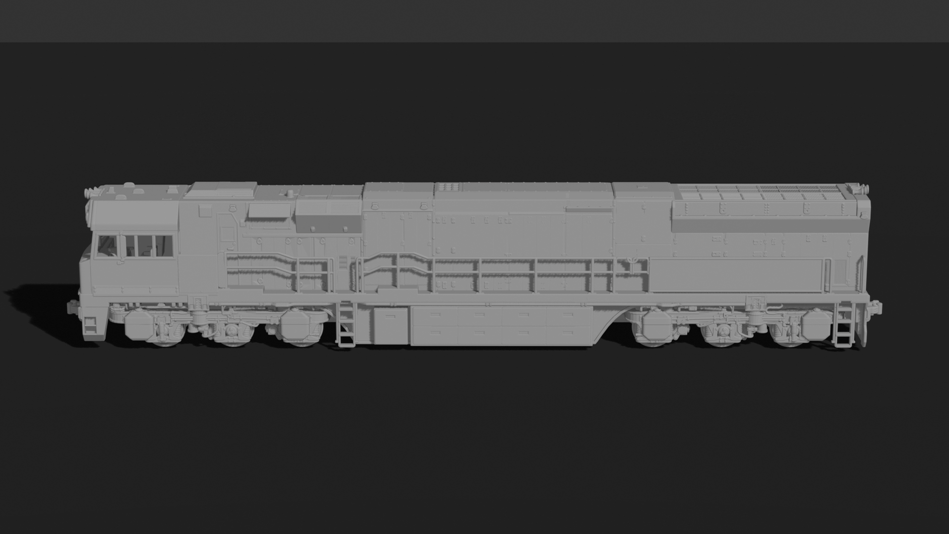 GE C44ACi Diesel-Electric Locomotive STL 3D Print Model