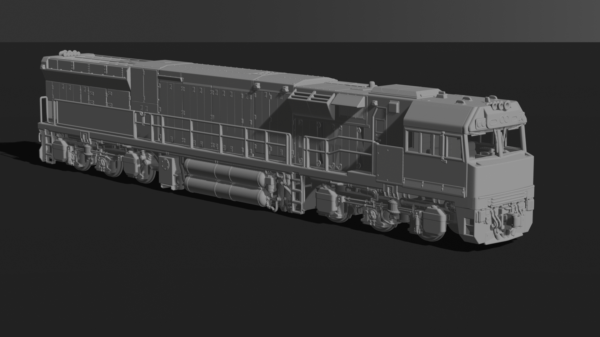 GE C44ACi Diesel-Electric Locomotive STL 3D Print Model