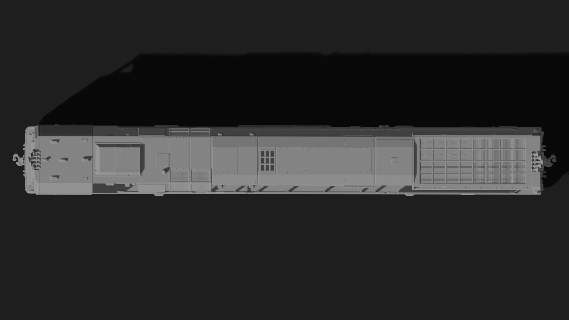 GE C44ACi Diesel-Electric Locomotive STL 3D Print Model