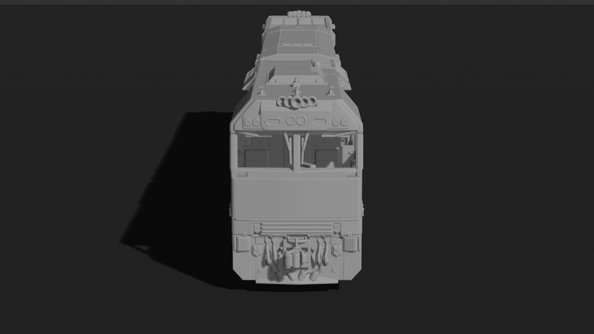 GE C44ACi Diesel-Electric Locomotive STL 3D Print Model