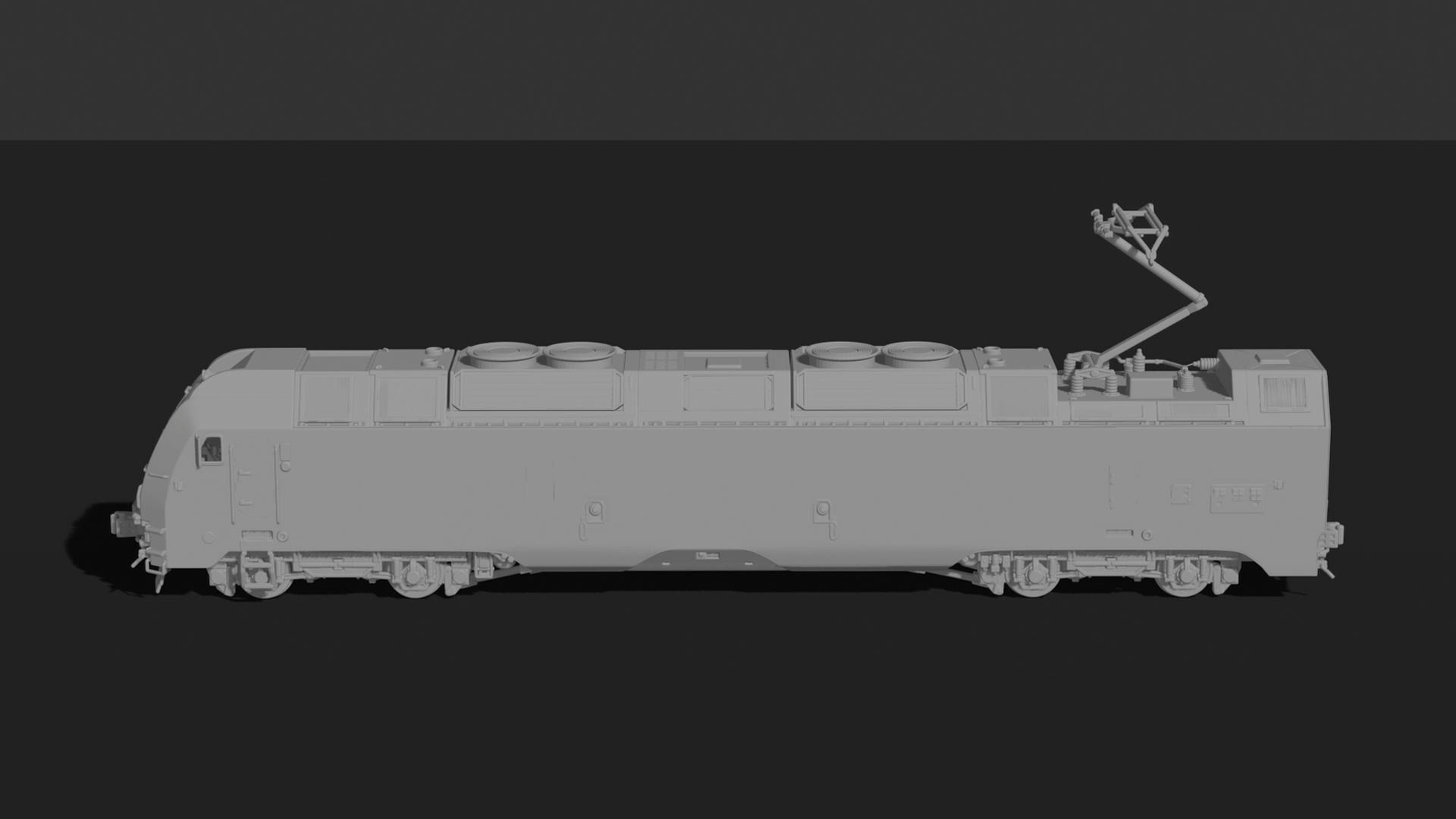Bombardier TRAXX Electric Locomotive STL 3D Print Model