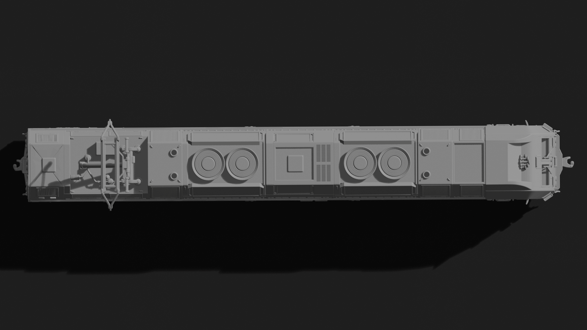 Bombardier TRAXX Electric Locomotive STL 3D Print Model