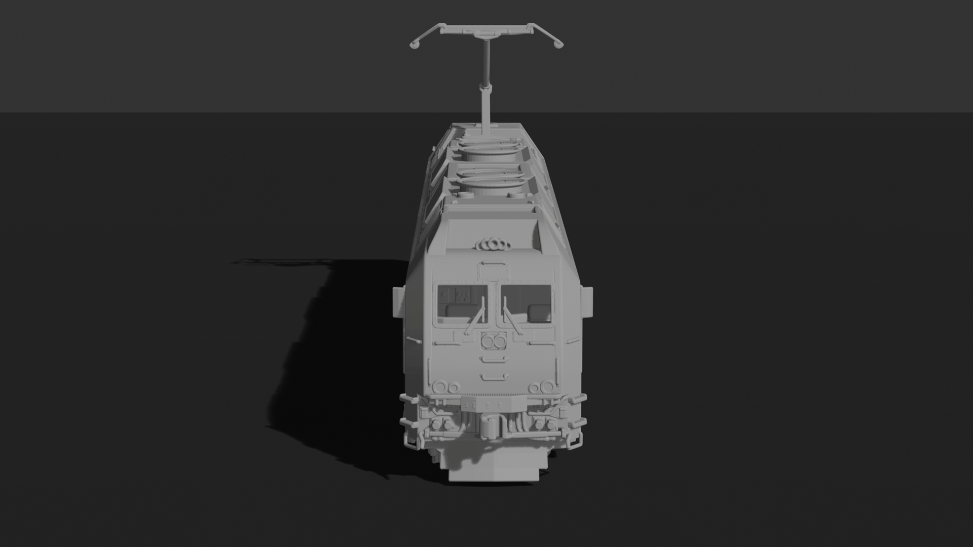 Bombardier TRAXX Electric Locomotive STL 3D Print Model
