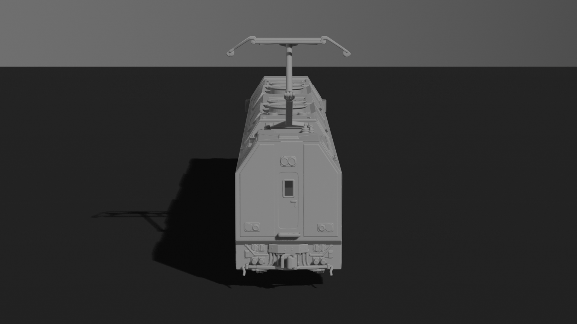 Bombardier TRAXX Electric Locomotive STL 3D Print Model
