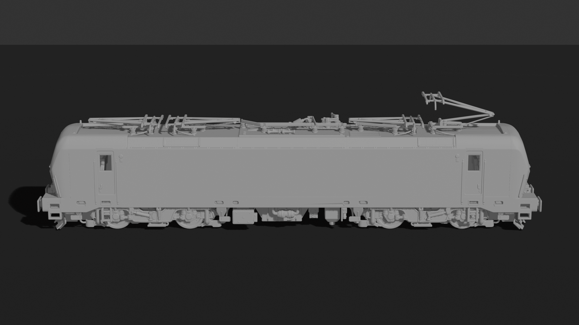Siemens Vectron Electric Locomotive STL 3D Print Model