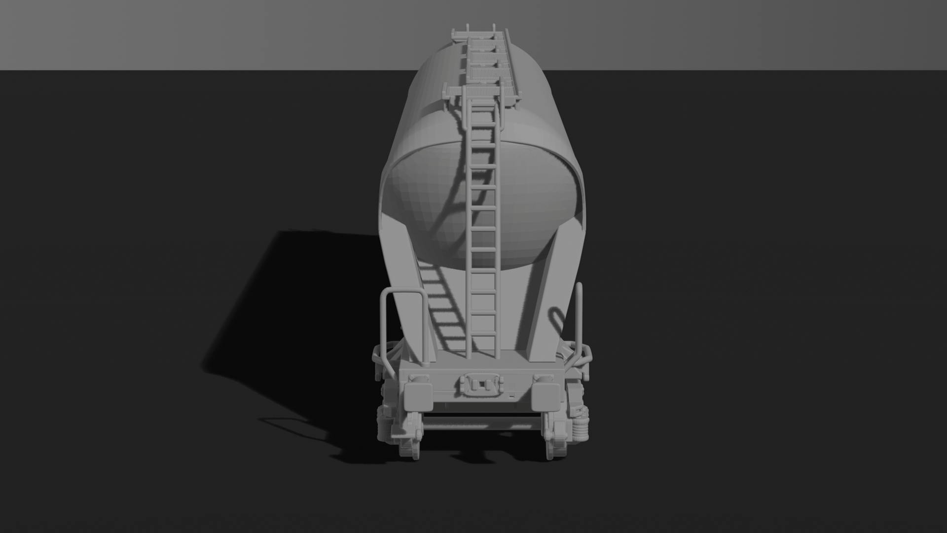 Silo Tank Hopper Railway Wagon STL 3D Print Model