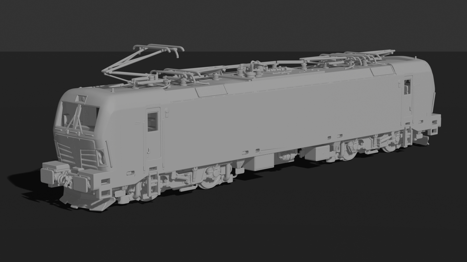 Siemens Vectron Electric Locomotive V2 STL 3D Print Model