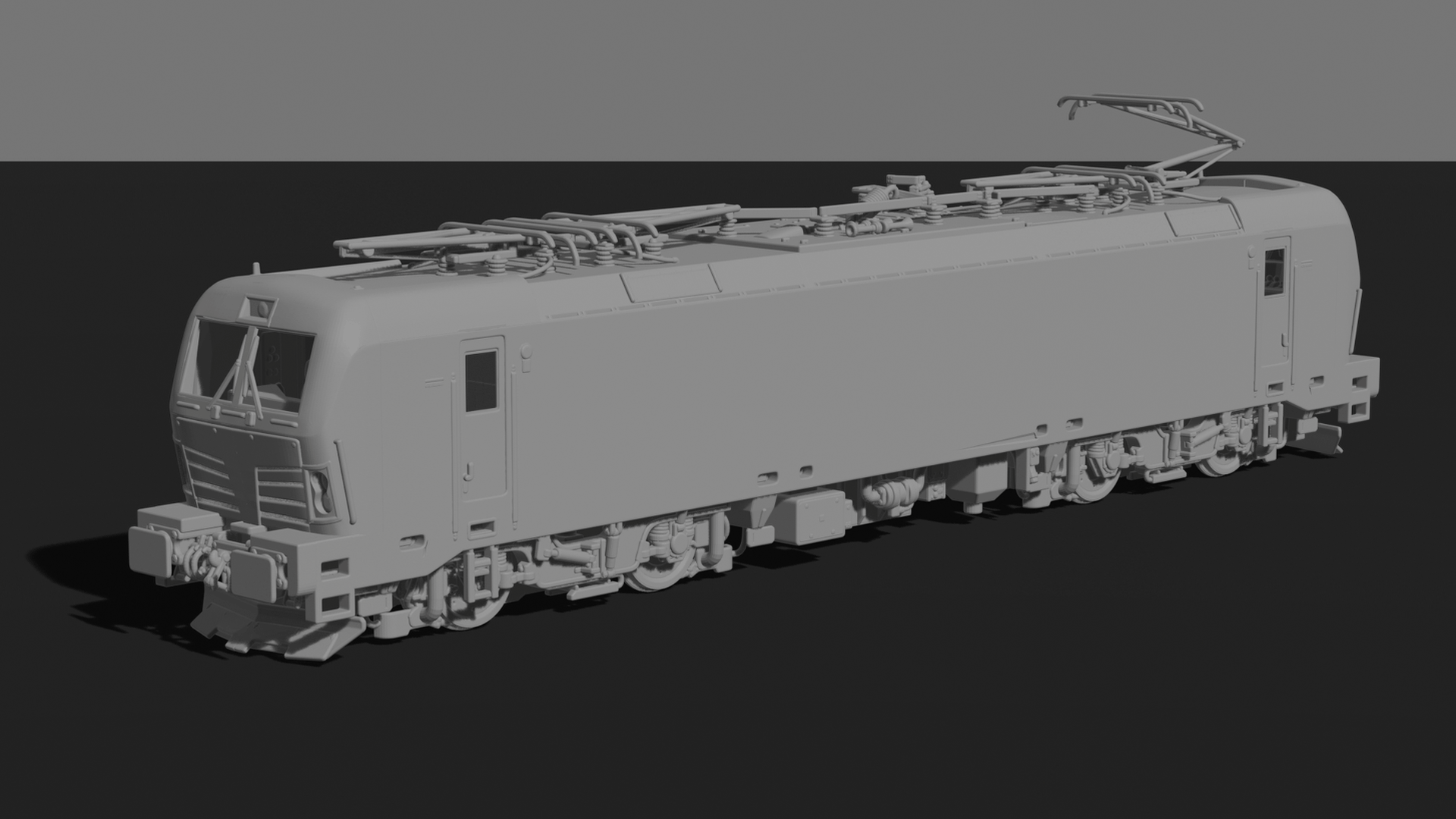 Siemens Vectron Electric Locomotive V2 STL 3D Print Model